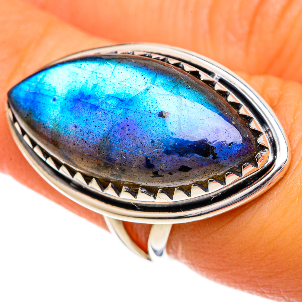 Labradorite Rings handcrafted by Anasilvercos - RING107113