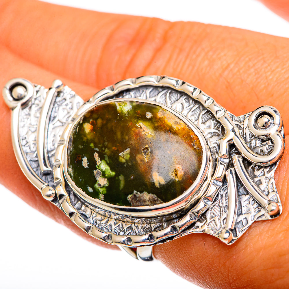 Rainforest Opal Rings handcrafted by Anasilvercos - RING107123