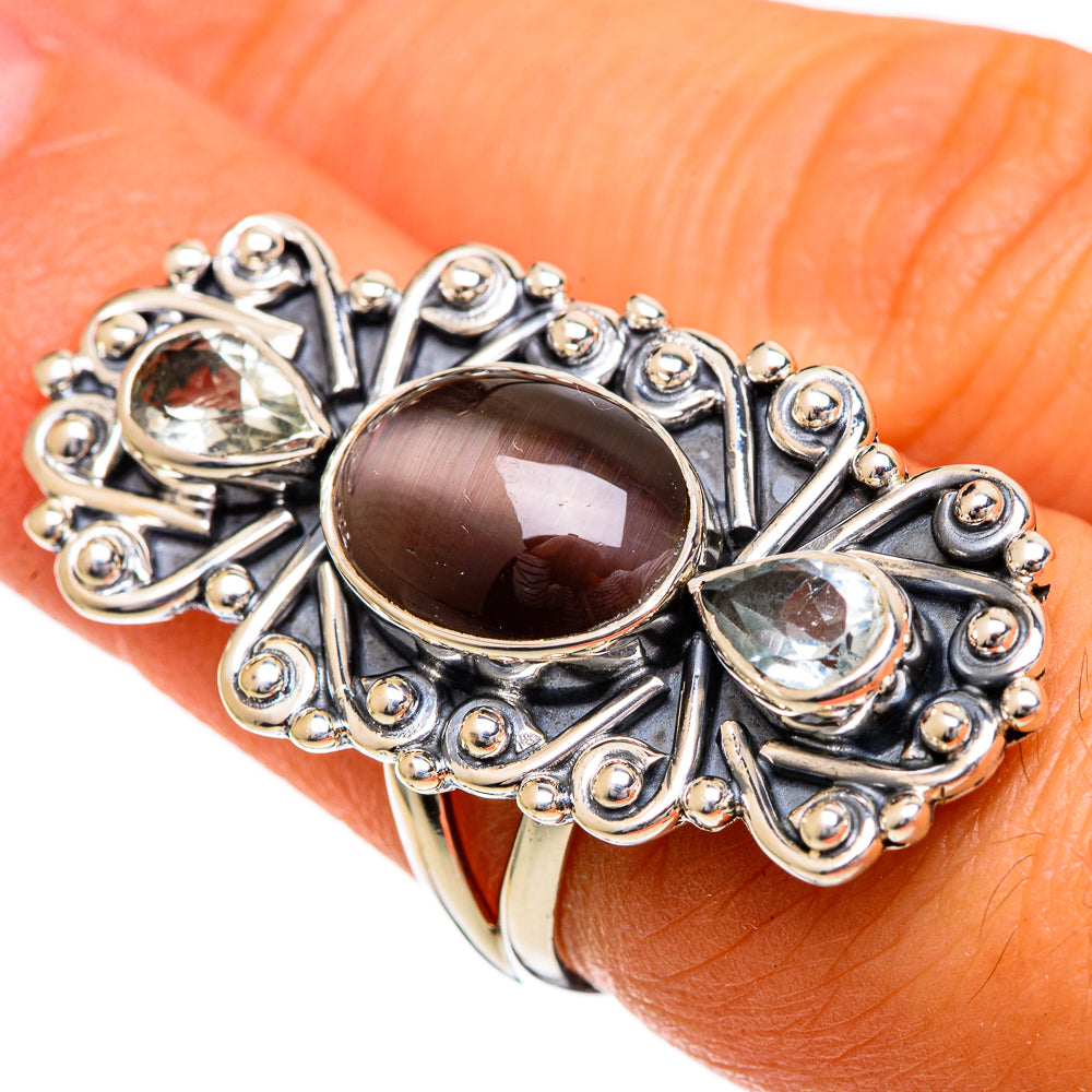 Sunstone Rings handcrafted by Anasilvercos - RING107124