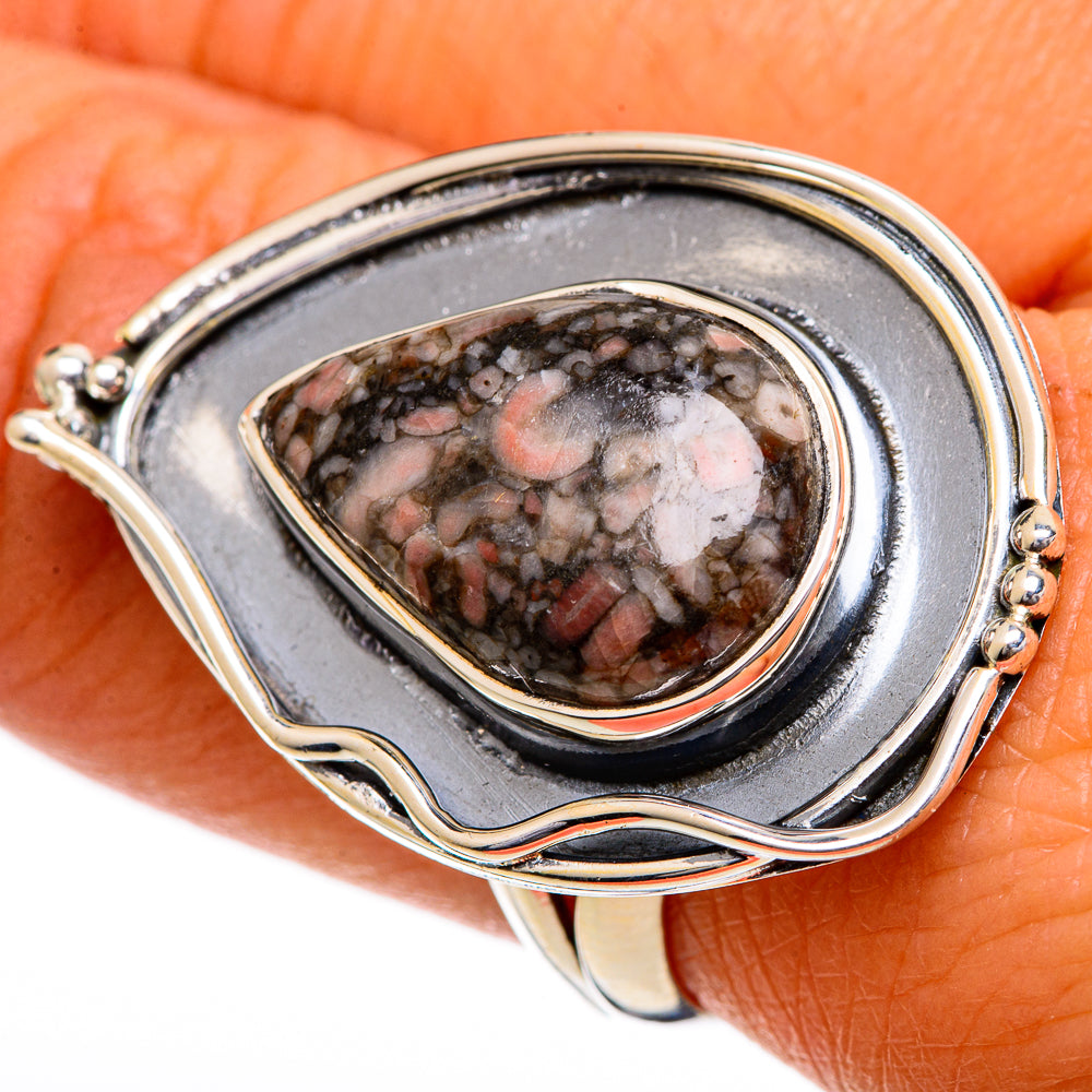 Crinoid Fossil Rings handcrafted by Anasilvercos - RING107127