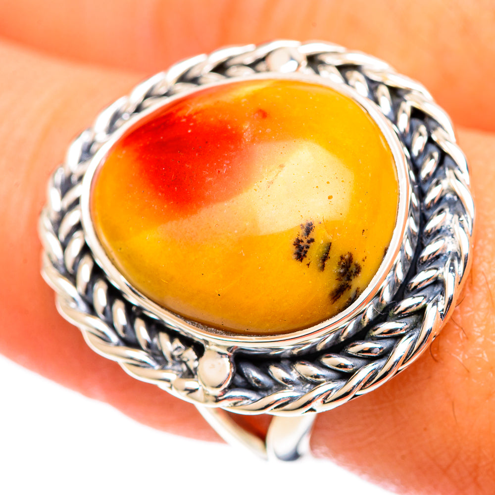 Mookaite Rings handcrafted by Anasilvercos - RING107144