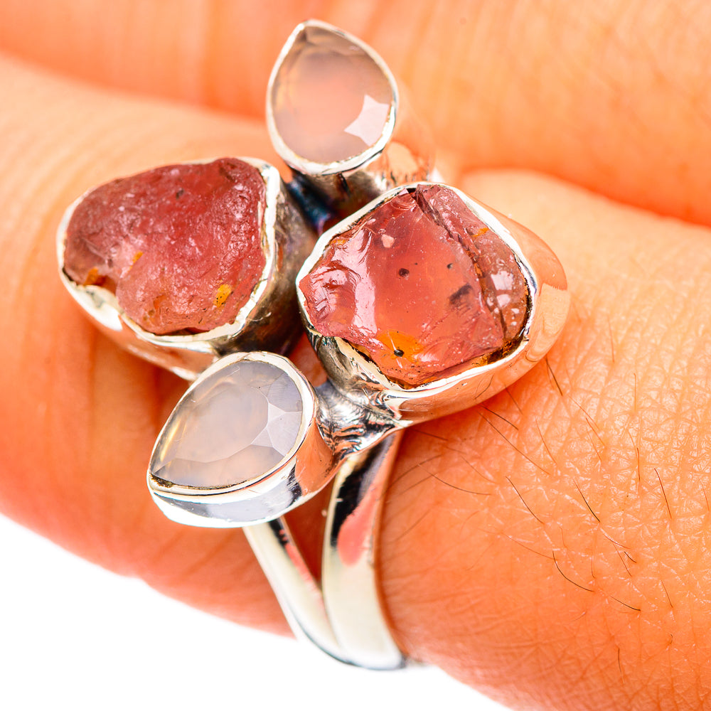 Morganite Rings handcrafted by Anasilvercos - RING107149