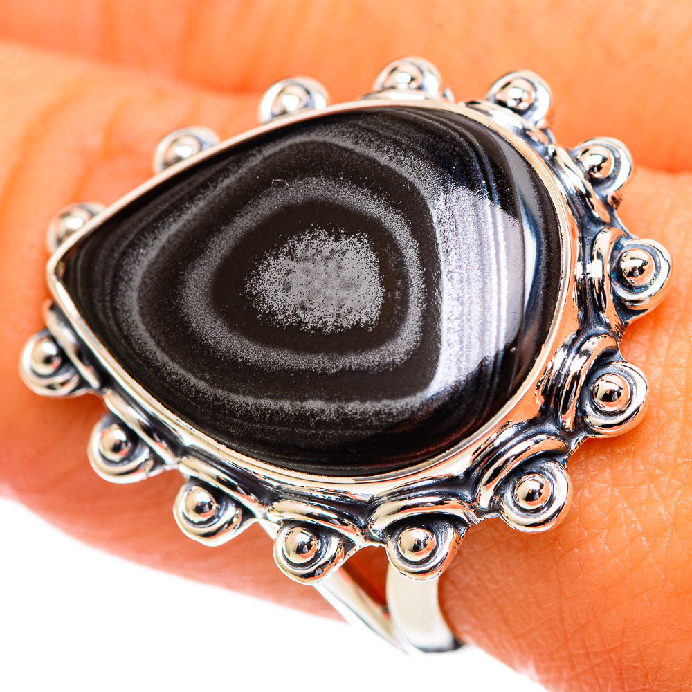 Psilomelane Rings handcrafted by Anasilvercos - RING107154