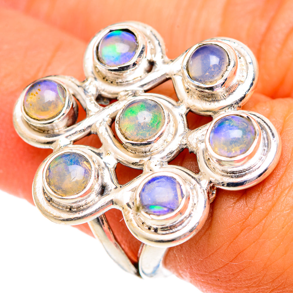 Ethiopian Opal Rings handcrafted by Anasilvercos - RING107159