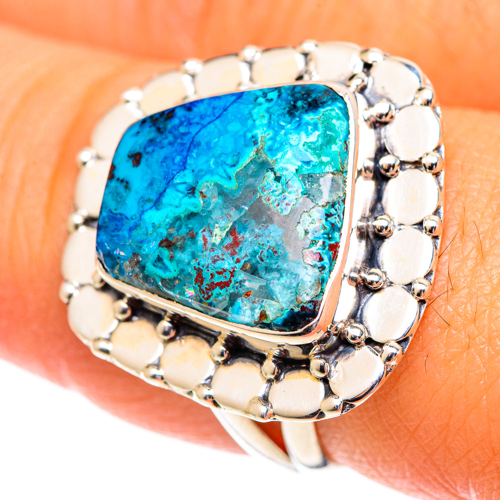 Chrysocolla Rings handcrafted by Anasilvercos - RING107169
