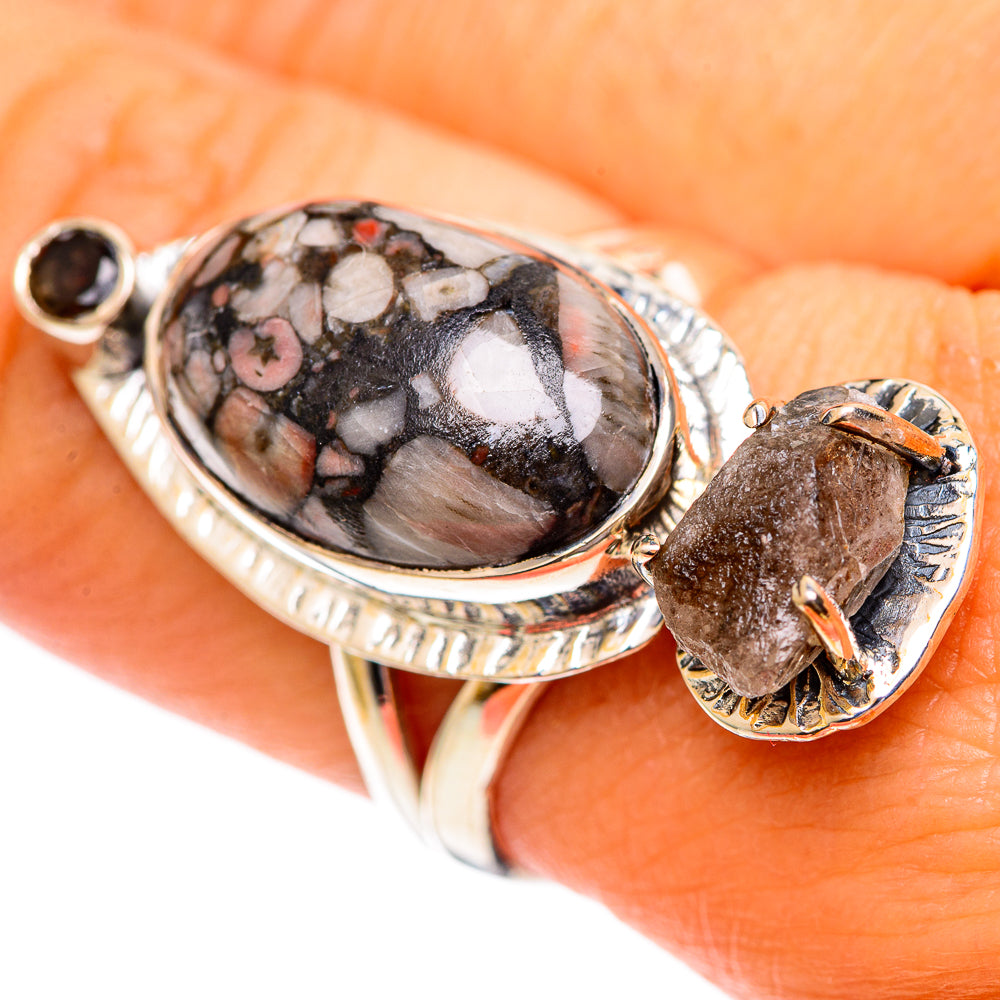 Crinoid Fossil Rings handcrafted by Anasilvercos - RING107213