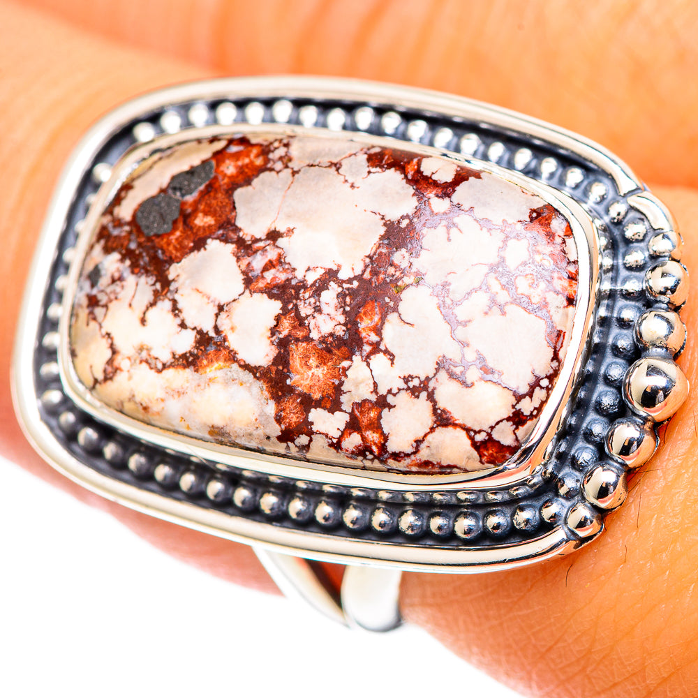 Wild Horse Jasper Rings handcrafted by Anasilvercos - RING107214