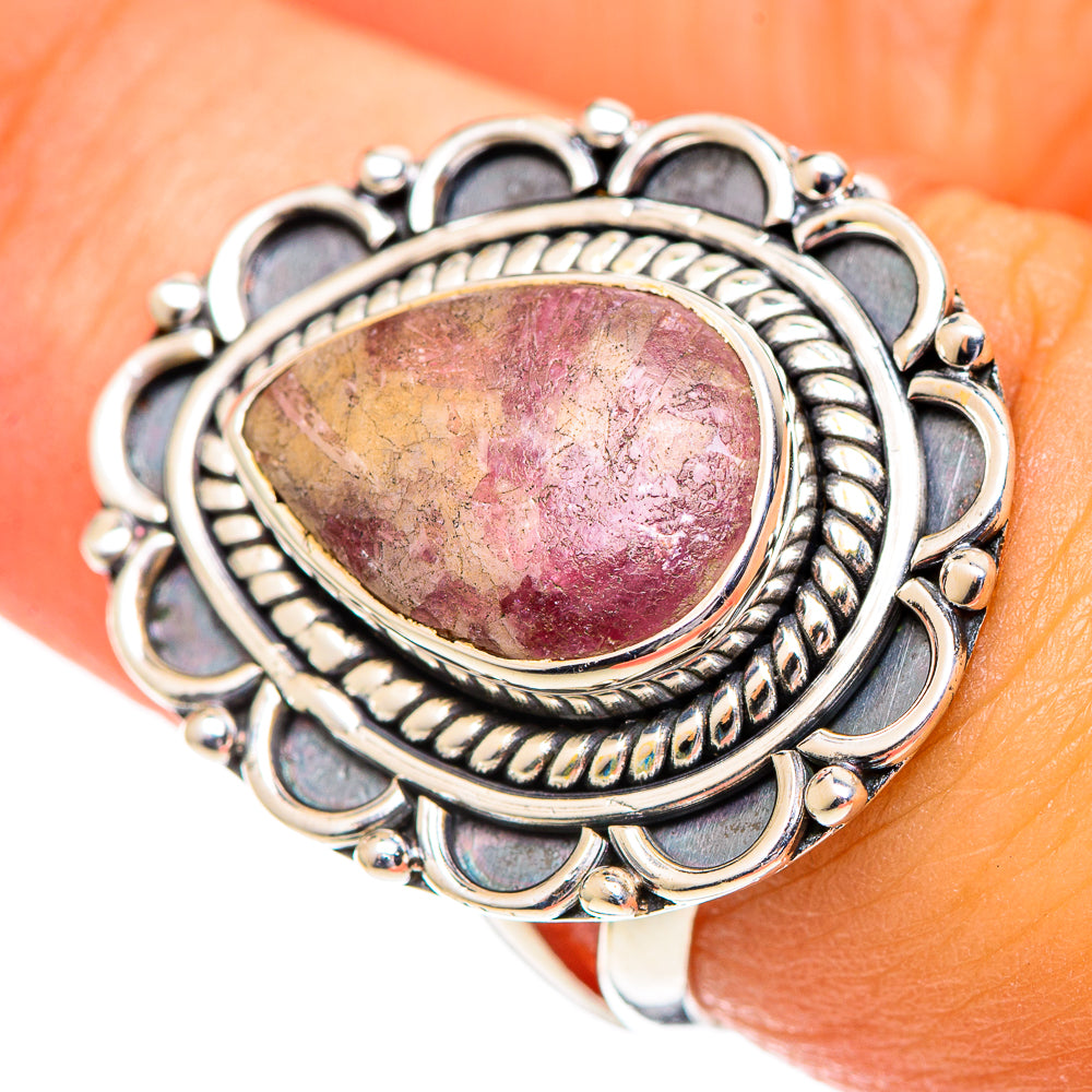 Pink Opal Rings handcrafted by Anasilvercos - RING107215