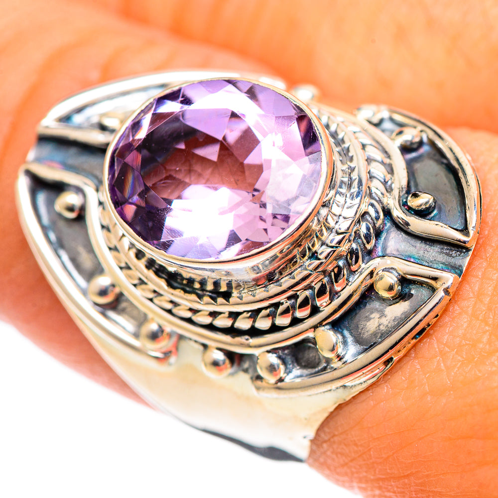 Amethyst Rings handcrafted by Anasilvercos - RING107217