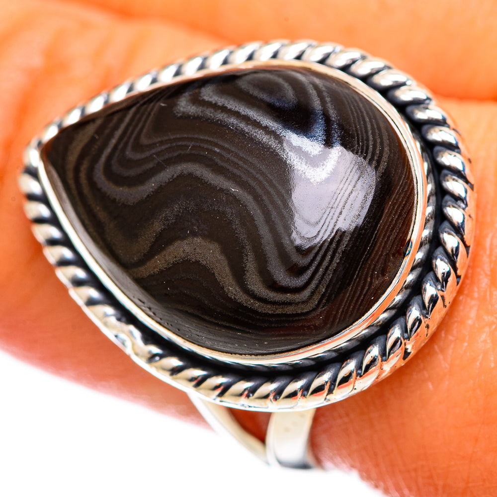 Psilomelane Rings handcrafted by Anasilvercos - RING107222