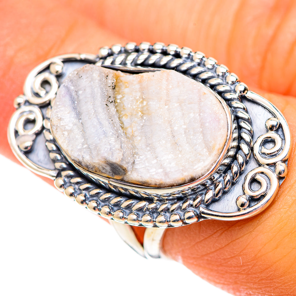 Desert Druzy Rings handcrafted by Anasilvercos - RING107224