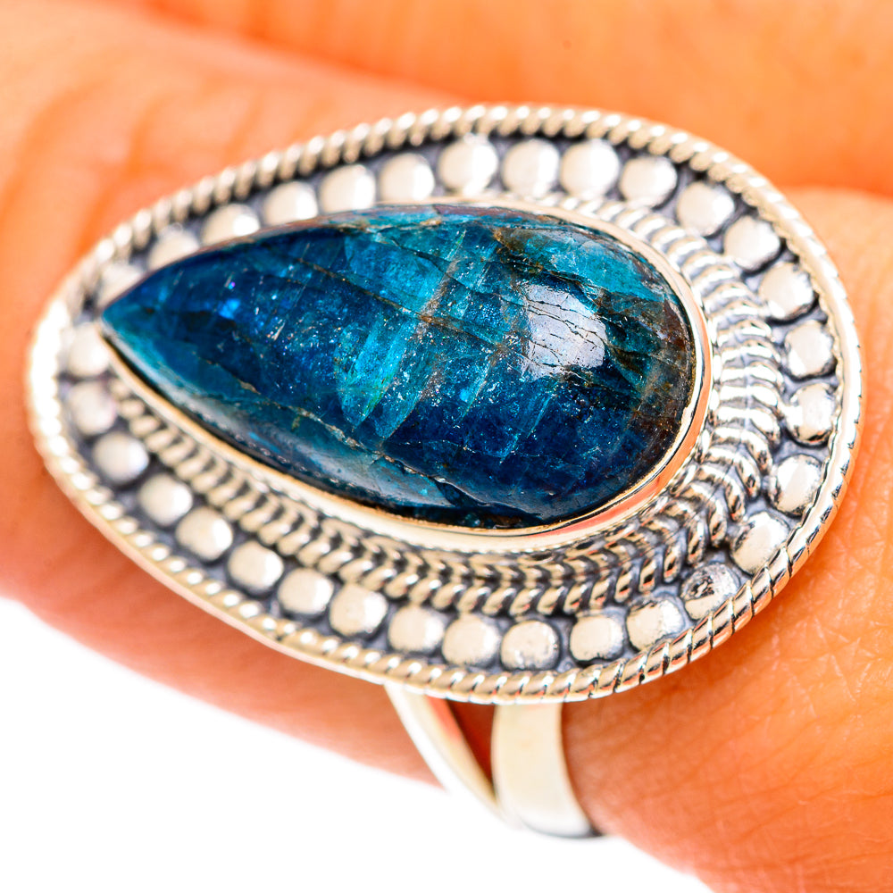 Apatite Rings handcrafted by Anasilvercos - RING107235