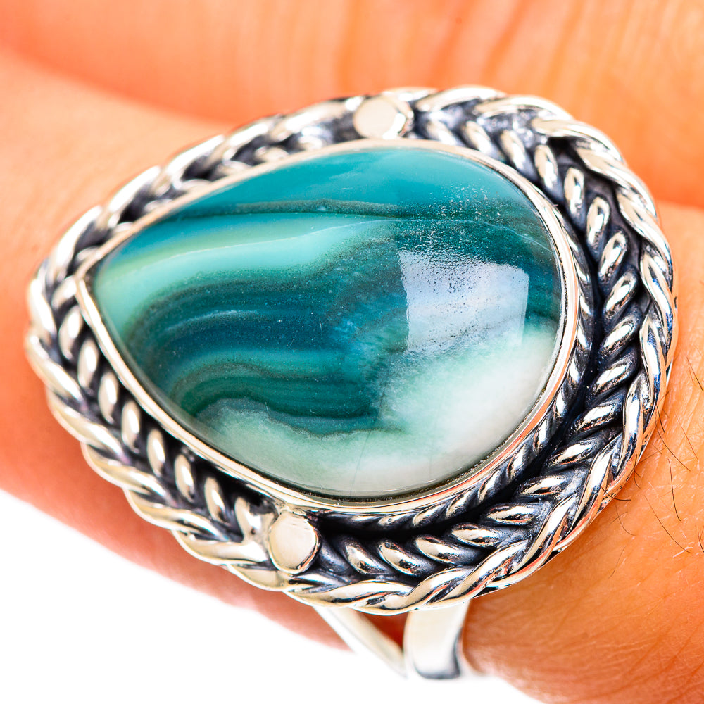 Ocean Jasper Rings handcrafted by Anasilvercos - RING107242
