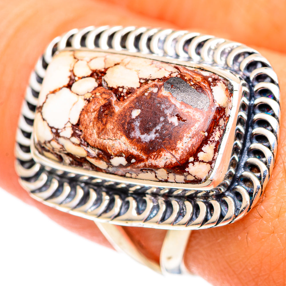 Wild Horse Jasper Rings handcrafted by Anasilvercos - RING107277