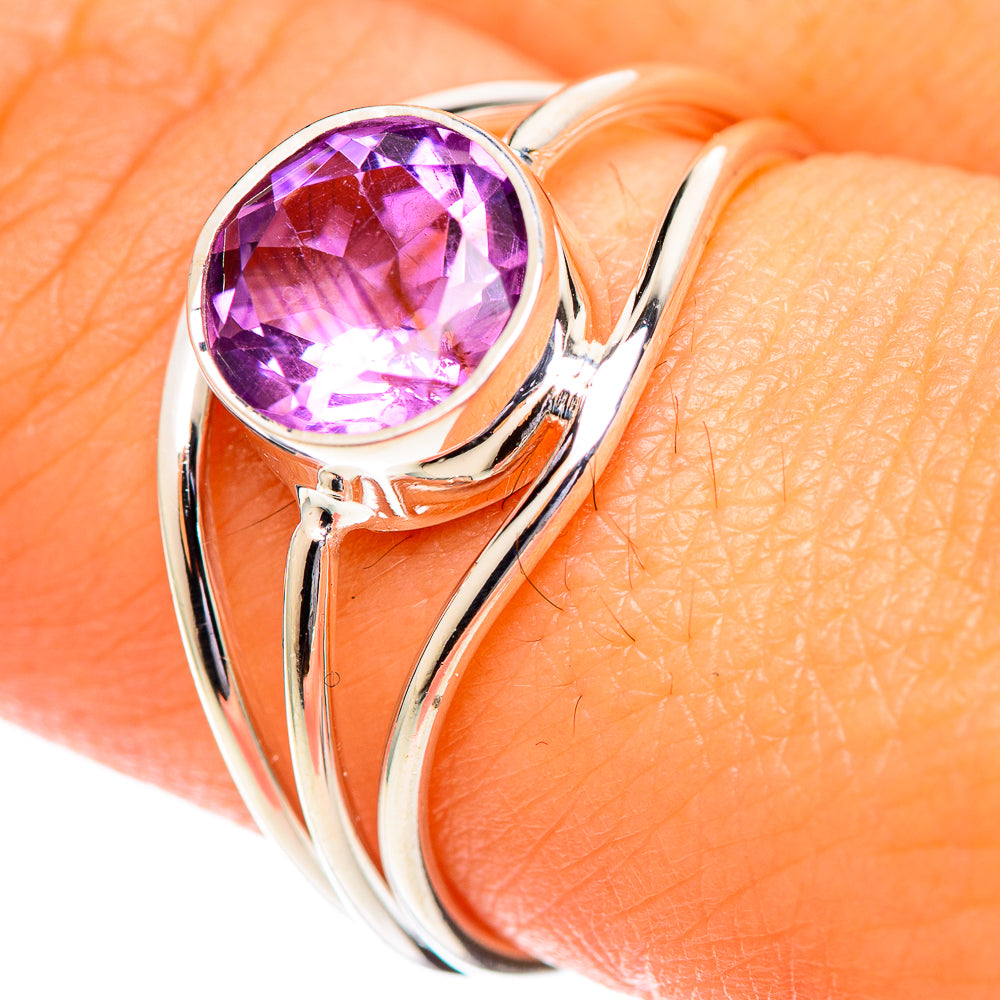 Amethyst Rings handcrafted by Anasilvercos - RING107282