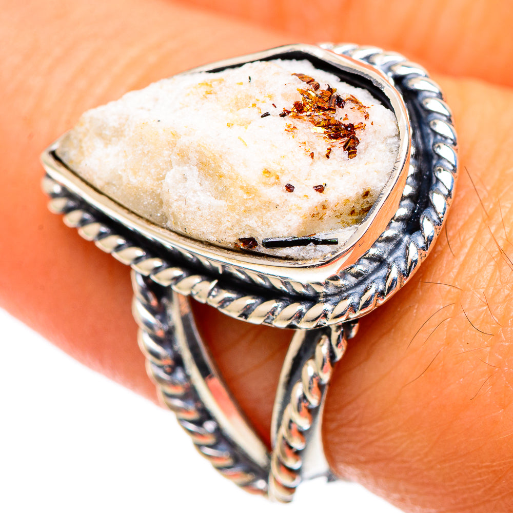 Astrophyllite Rings handcrafted by Anasilvercos - RING107305
