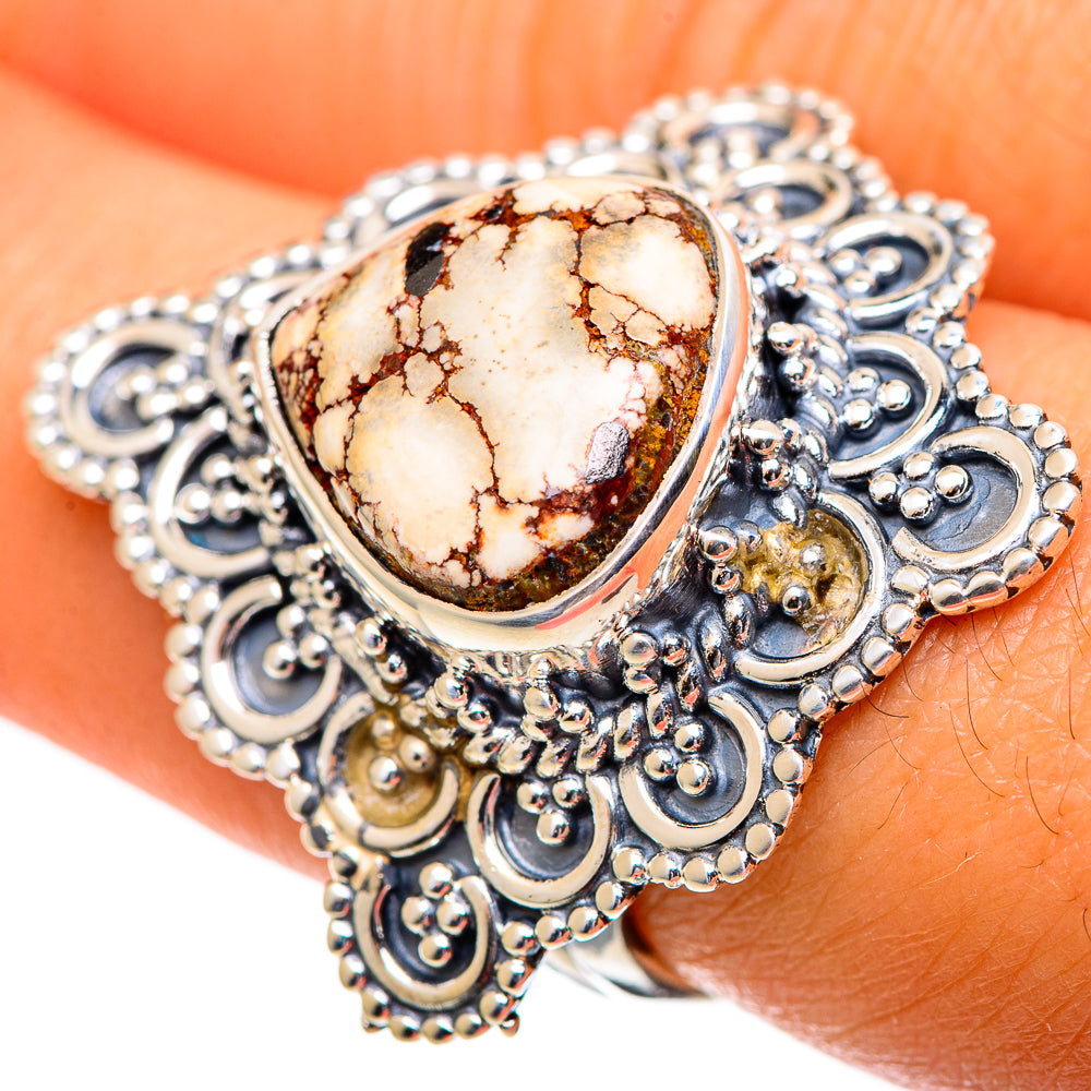 Wild Horse Jasper Rings handcrafted by Anasilvercos - RING107338
