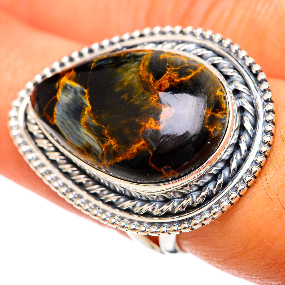 Pietersite Rings handcrafted by Anasilvercos - RING107347