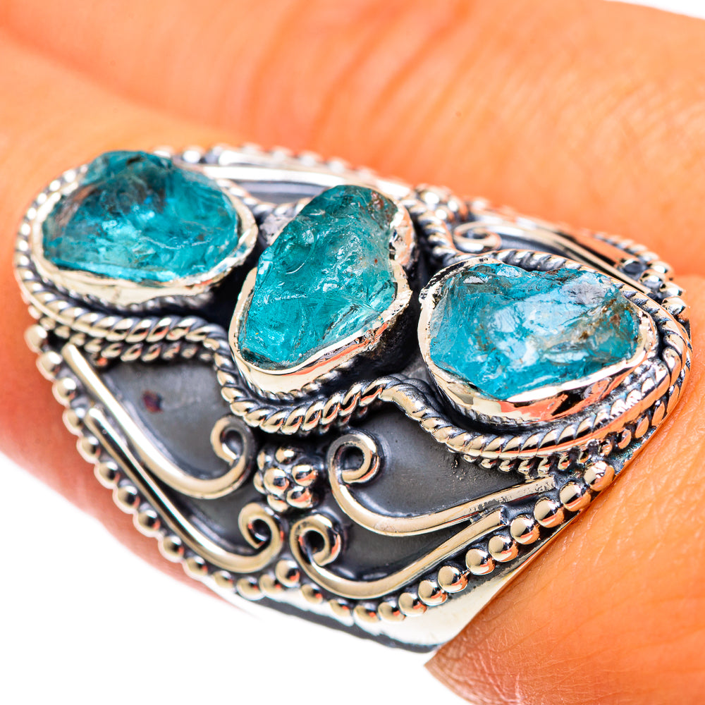 Apatite Rings handcrafted by Anasilvercos - RING107360