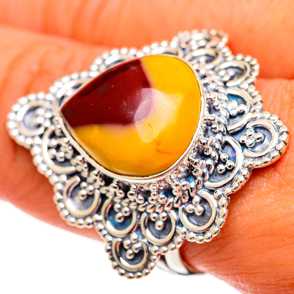 Mookaite Rings handcrafted by Anasilvercos - RING107377