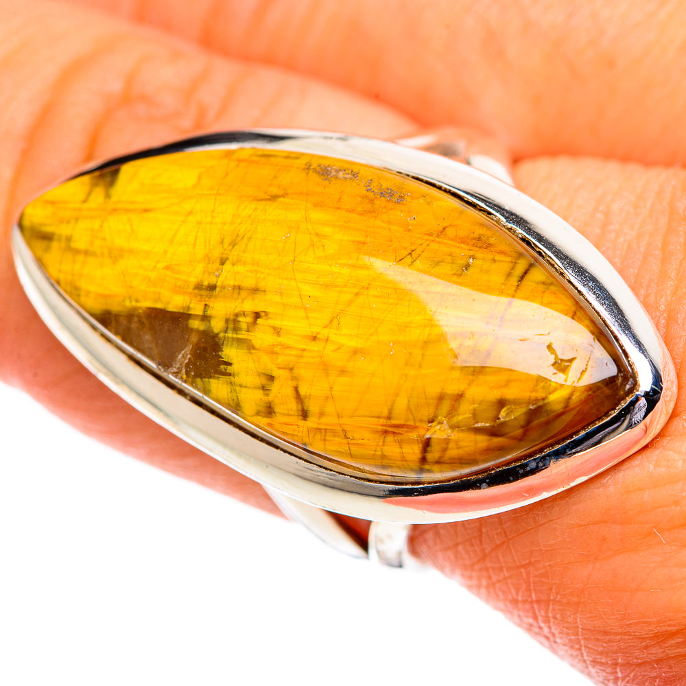 Tiger Eye Rings handcrafted by Anasilvercos - RING107380