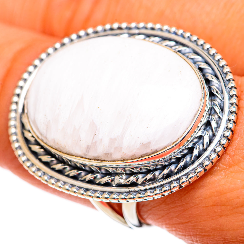 Scolecite Rings handcrafted by Anasilvercos - RING107397