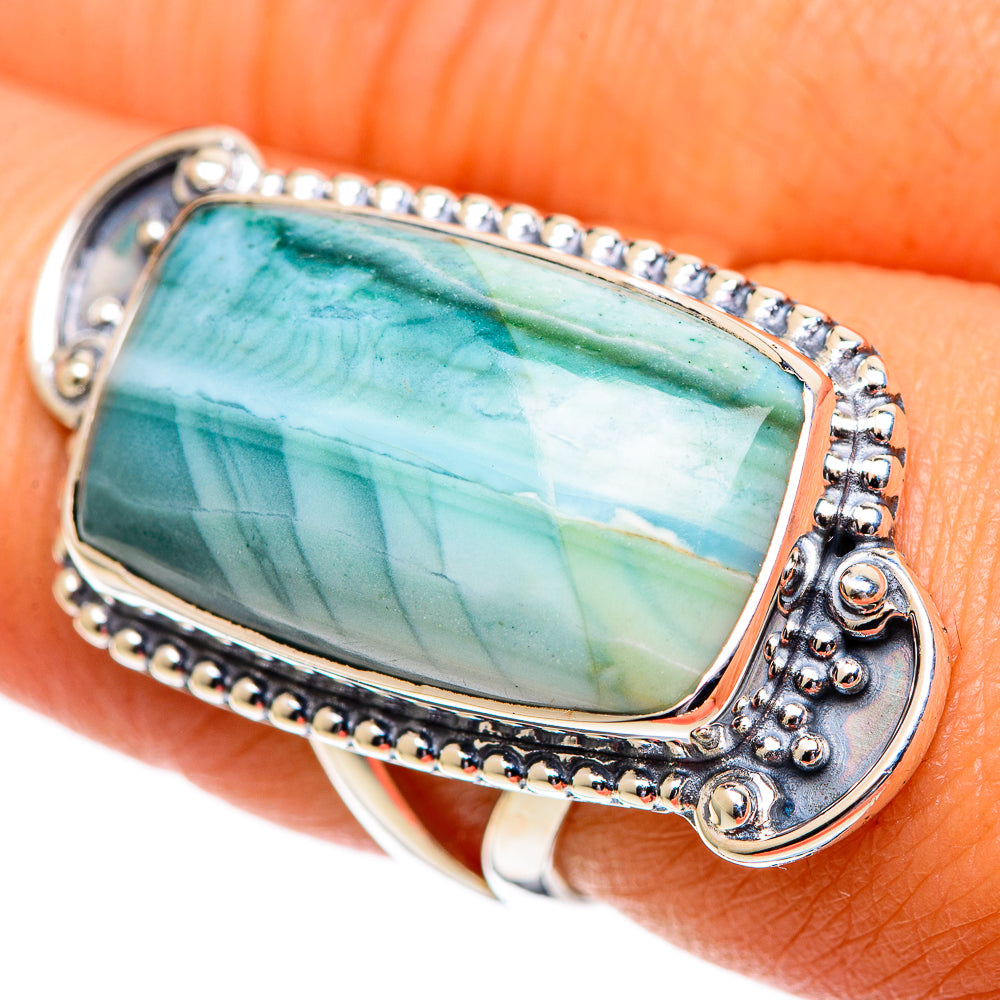 Ocean Jasper Rings handcrafted by Anasilvercos - RING107410