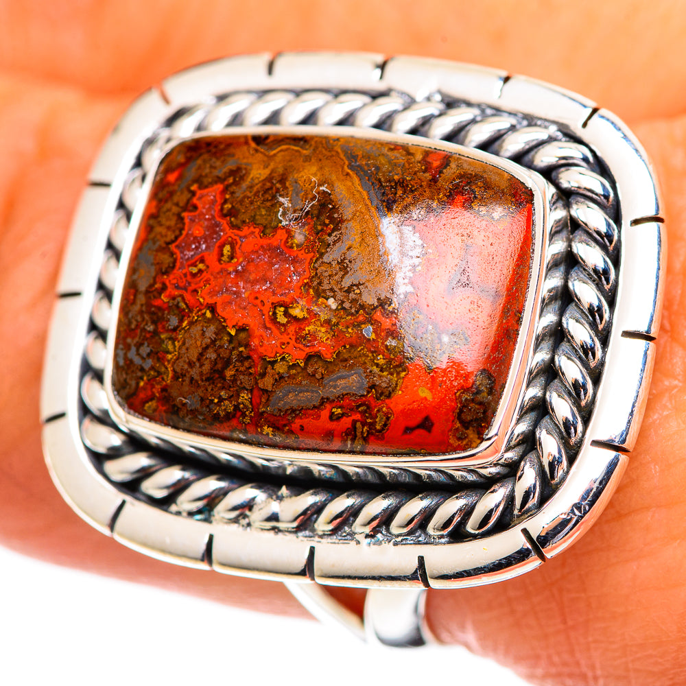 Moroccan Agate Rings handcrafted by Anasilvercos - RING107419