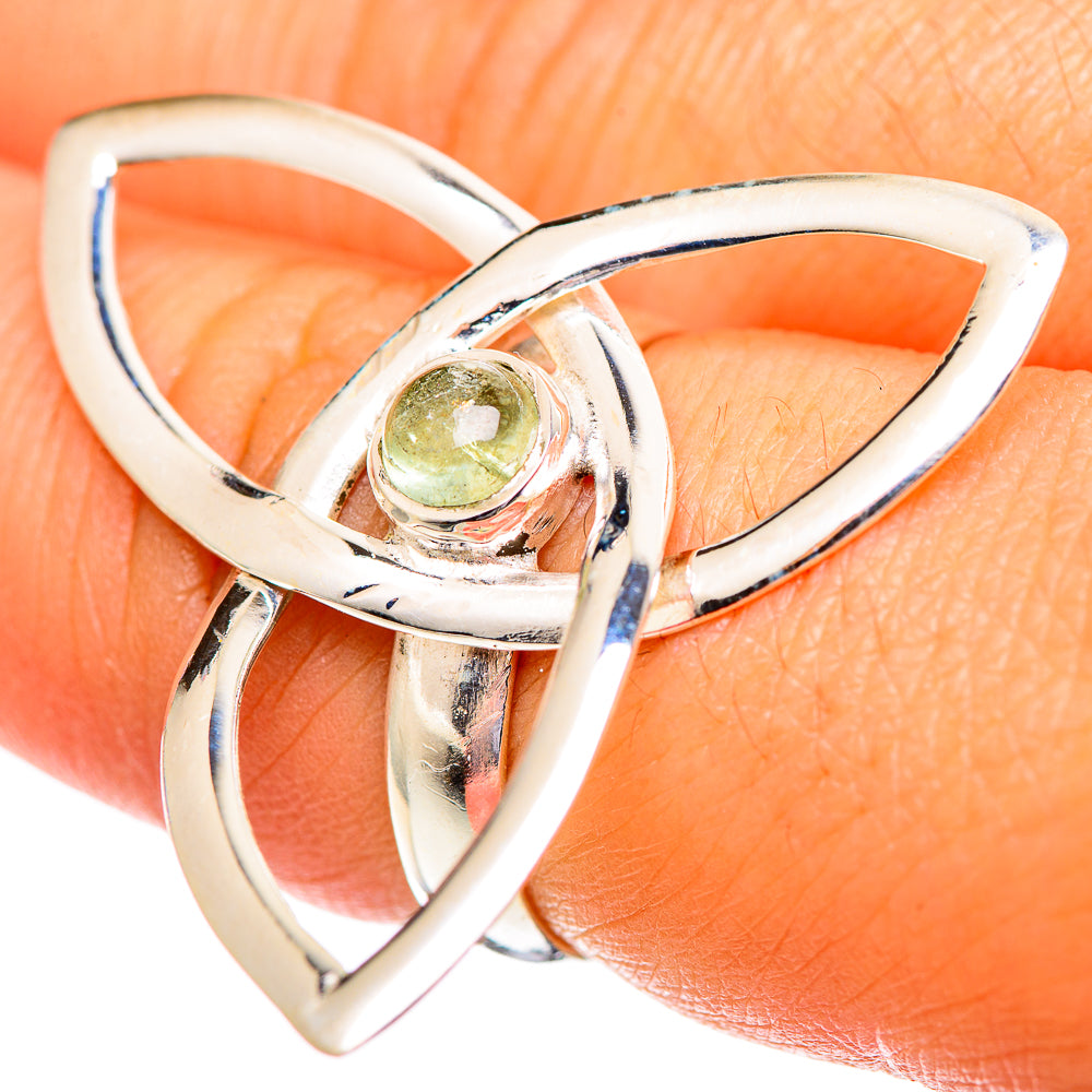 Prehnite Rings handcrafted by Anasilvercos - RING107422