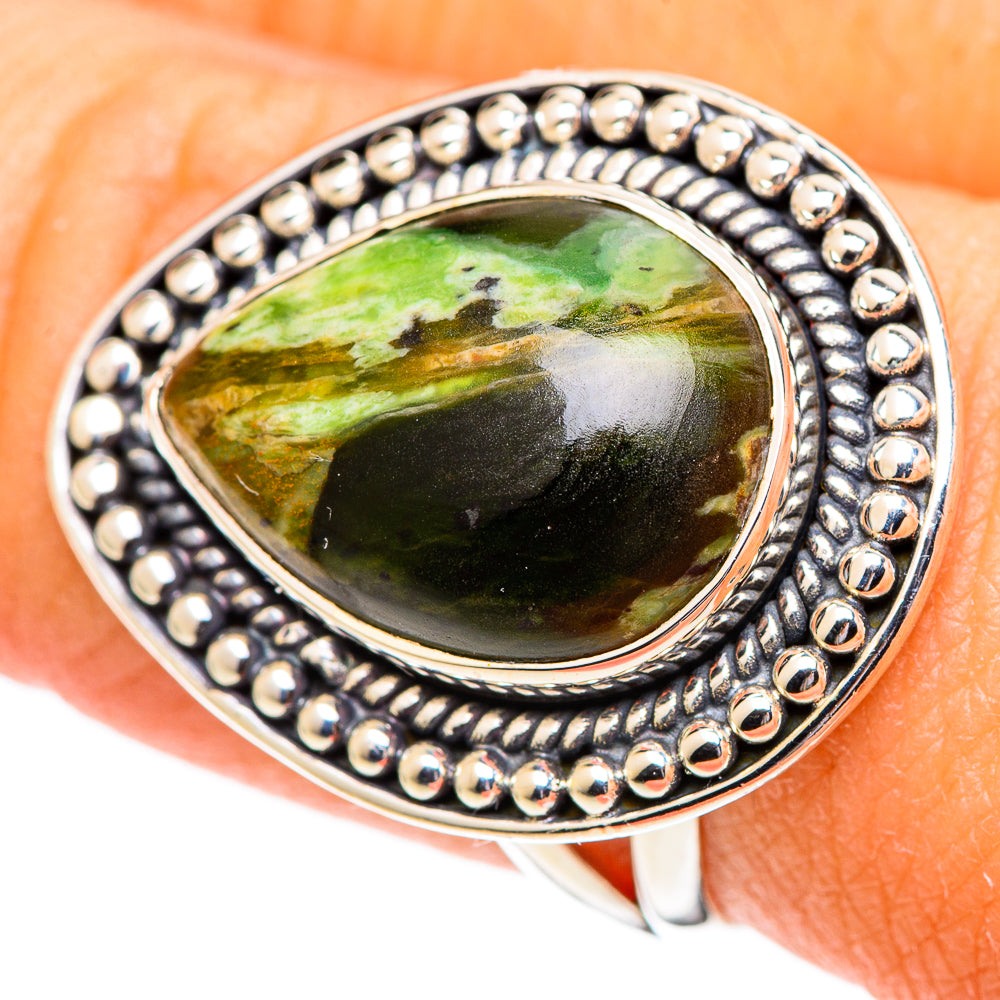 Rainforest Opal Rings handcrafted by Anasilvercos - RING107438
