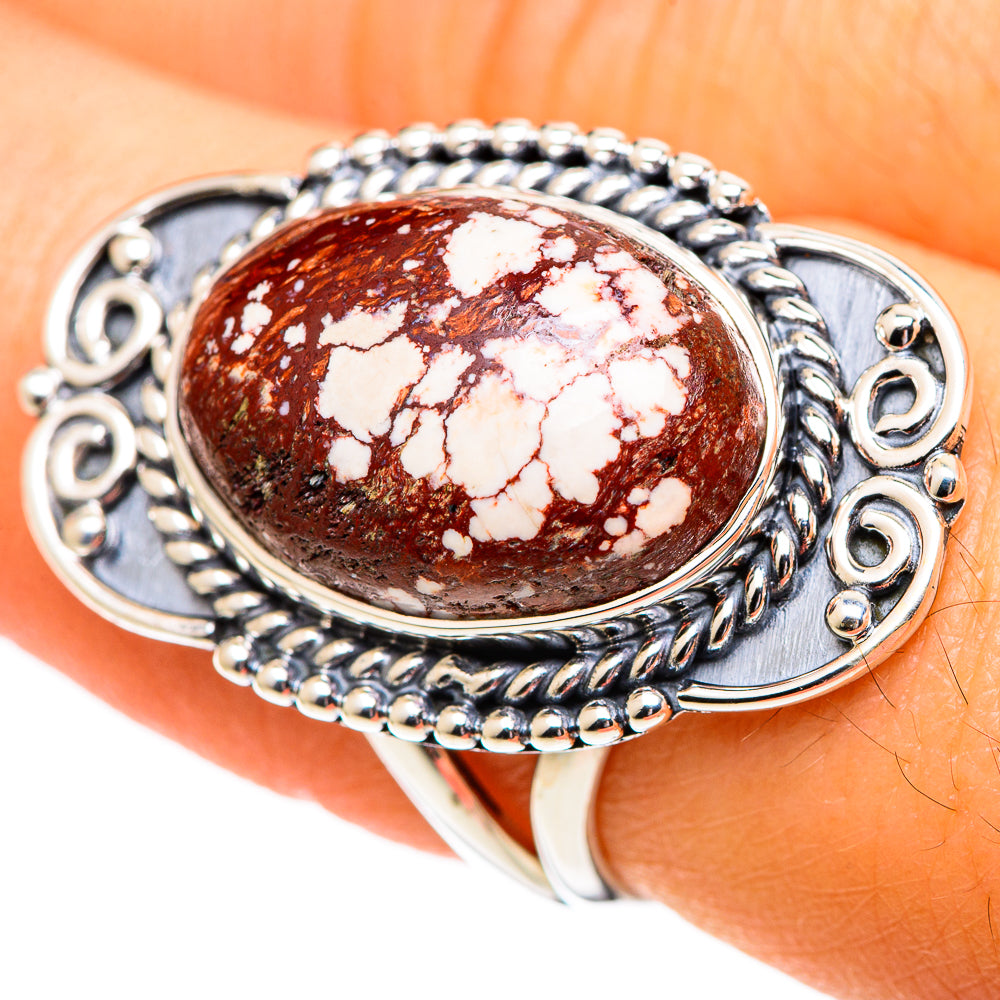 Wild Horse Jasper Rings handcrafted by Anasilvercos - RING107443