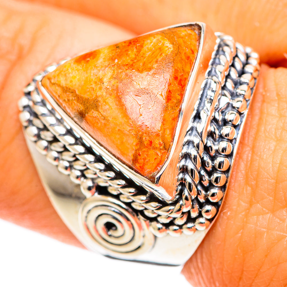 Sponge Coral Rings handcrafted by Anasilvercos - RING107447