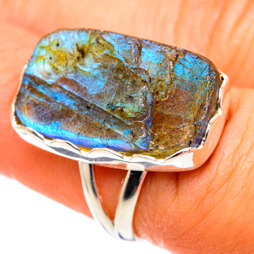 Labradorite Rings handcrafted by Anasilvercos - RING107468