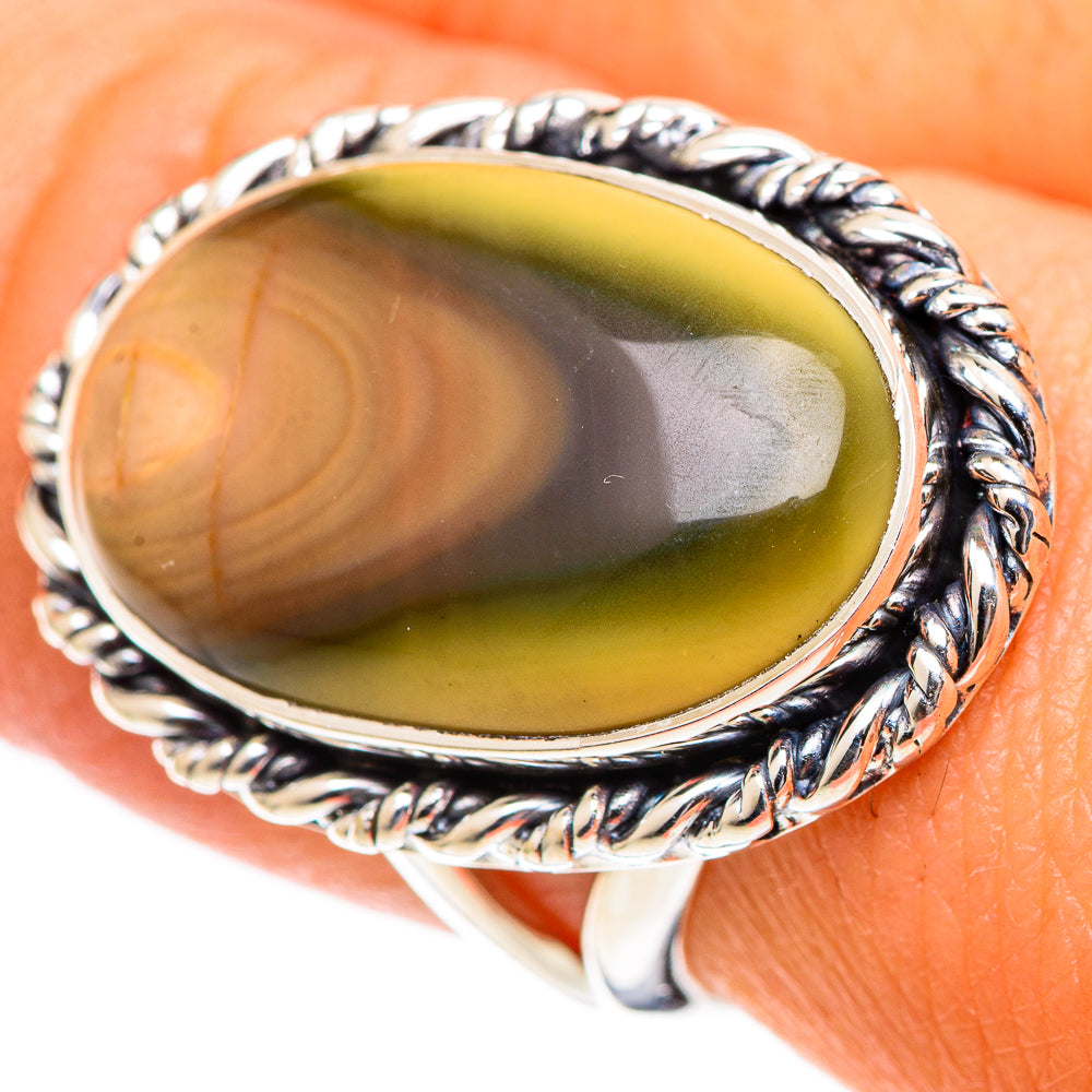 Polychrome Jasper Rings handcrafted by Anasilvercos - RING107475