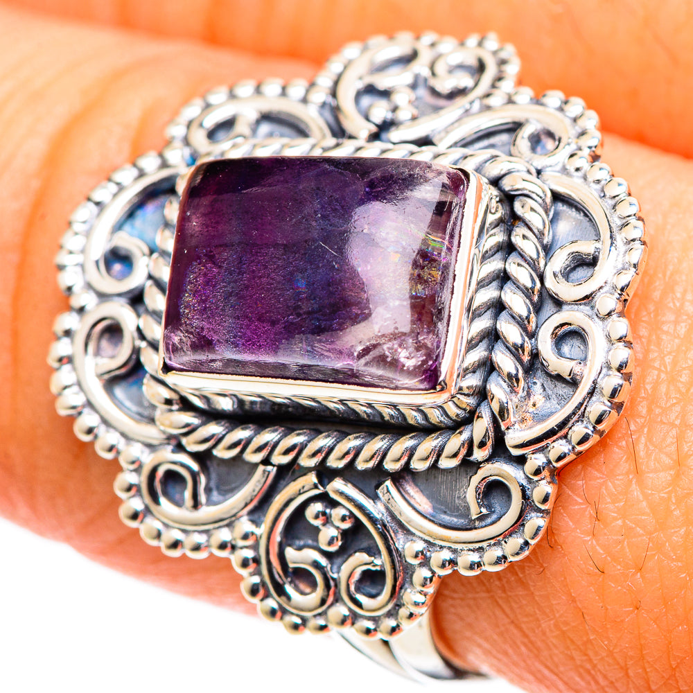 Fluorite Rings handcrafted by Anasilvercos - RING107486