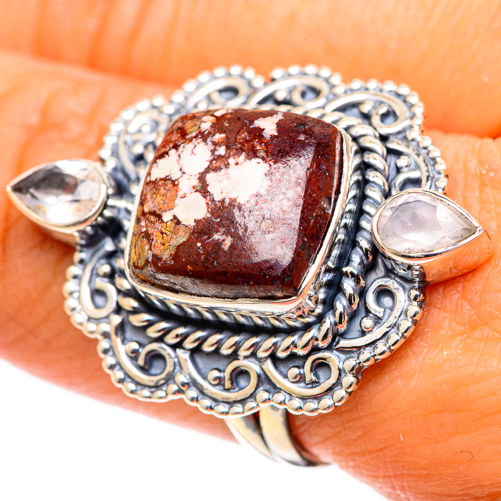 Wild Horse Jasper Rings handcrafted by Anasilvercos - RING107514