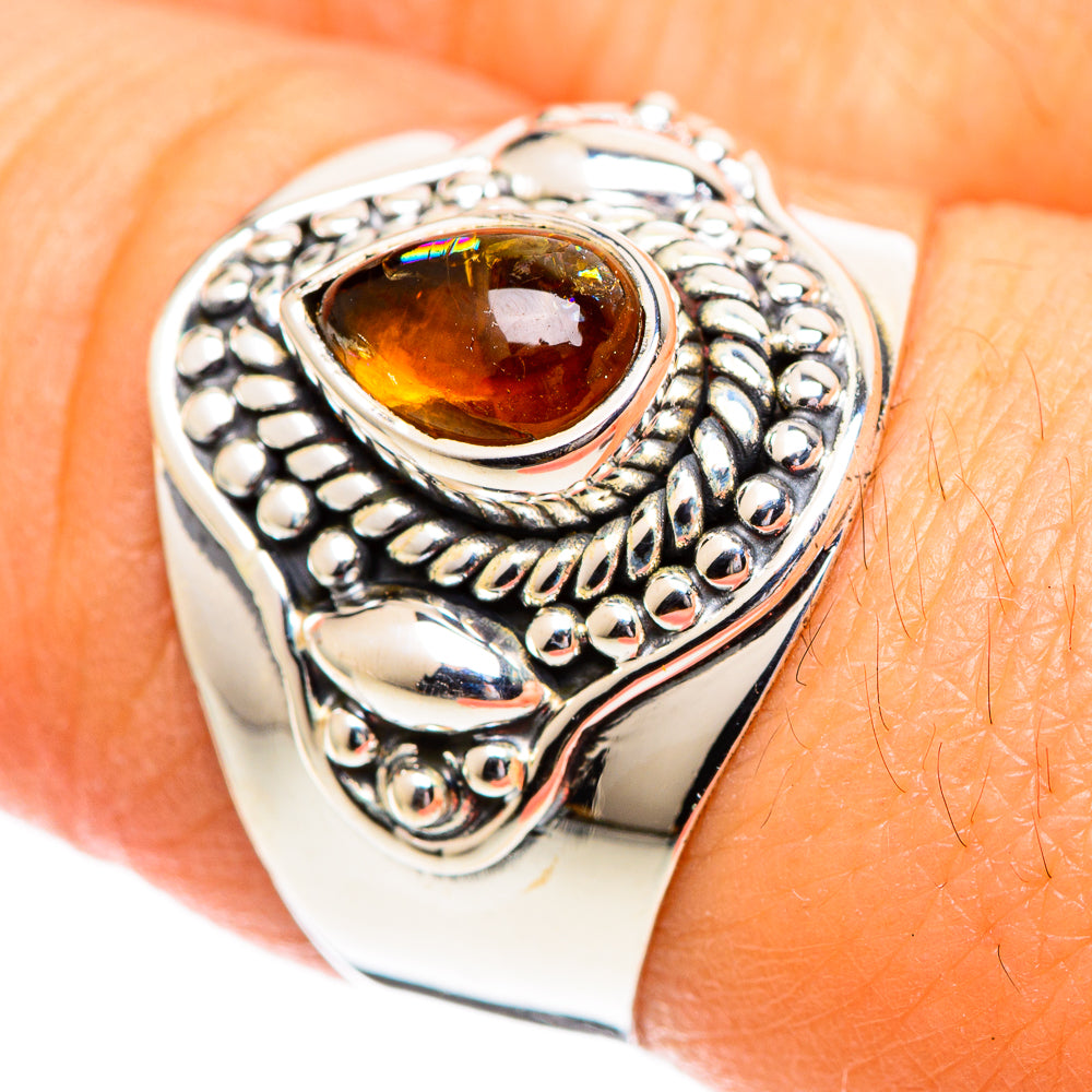 Citrine Rings handcrafted by Anasilvercos - RING107517