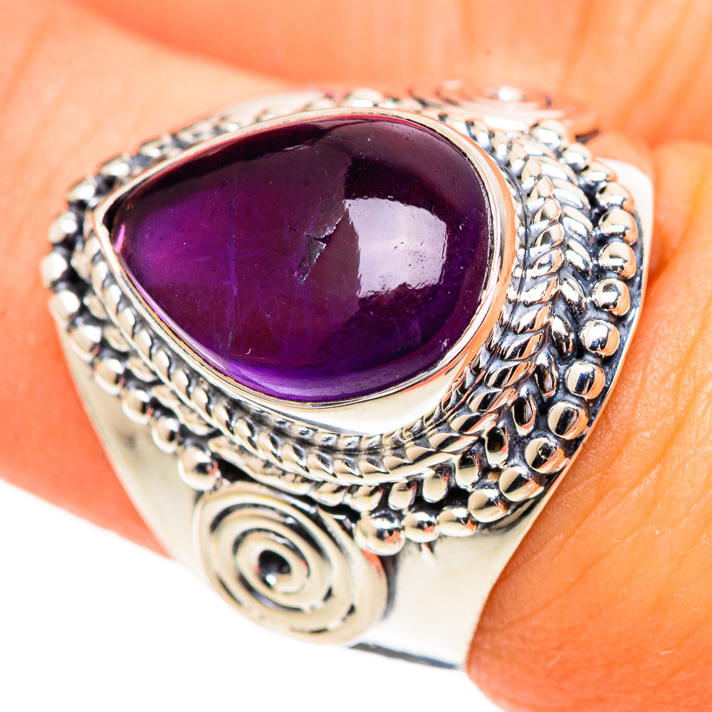 Amethyst Rings handcrafted by Anasilvercos - RING107520