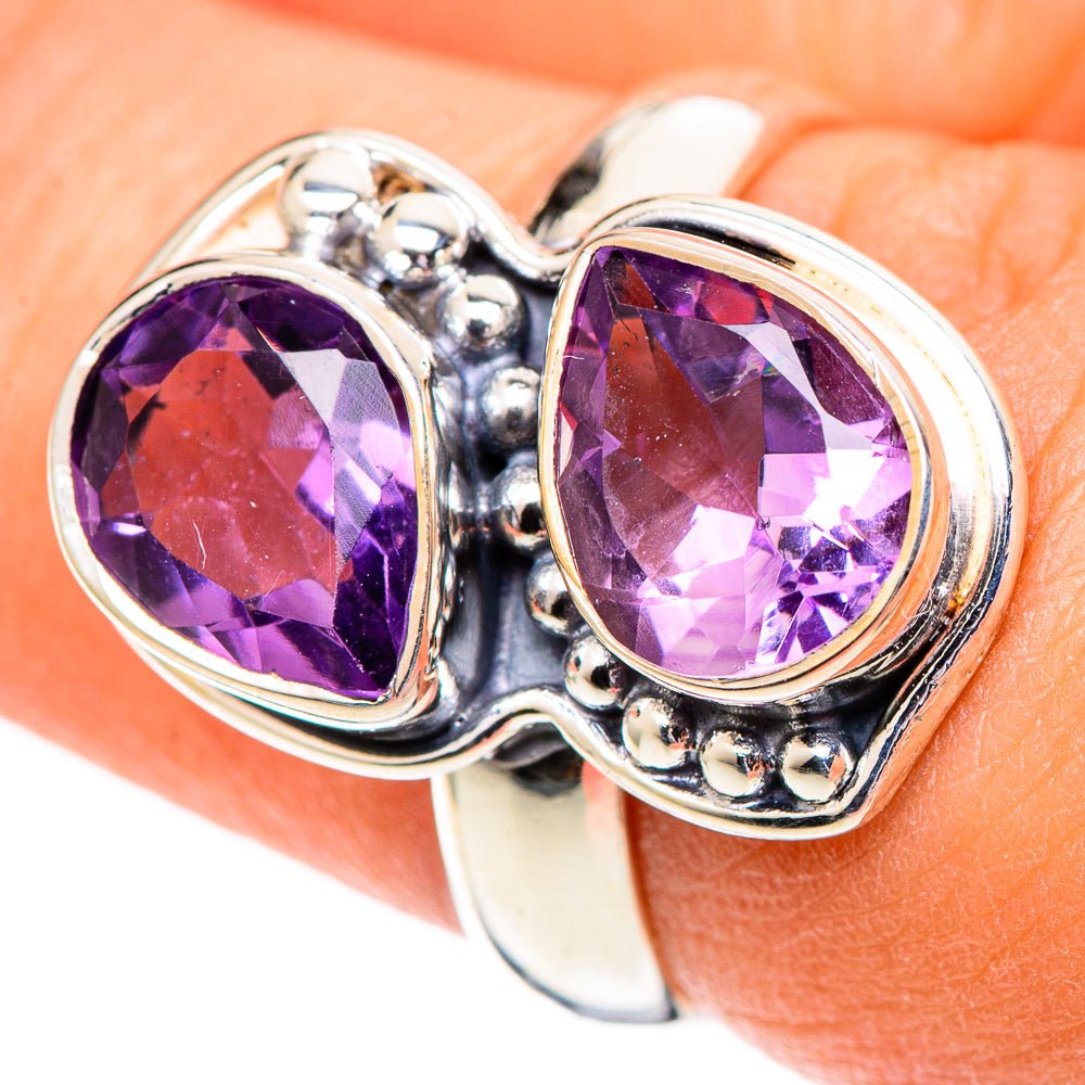 Amethyst Rings handcrafted by Anasilvercos - RING107546