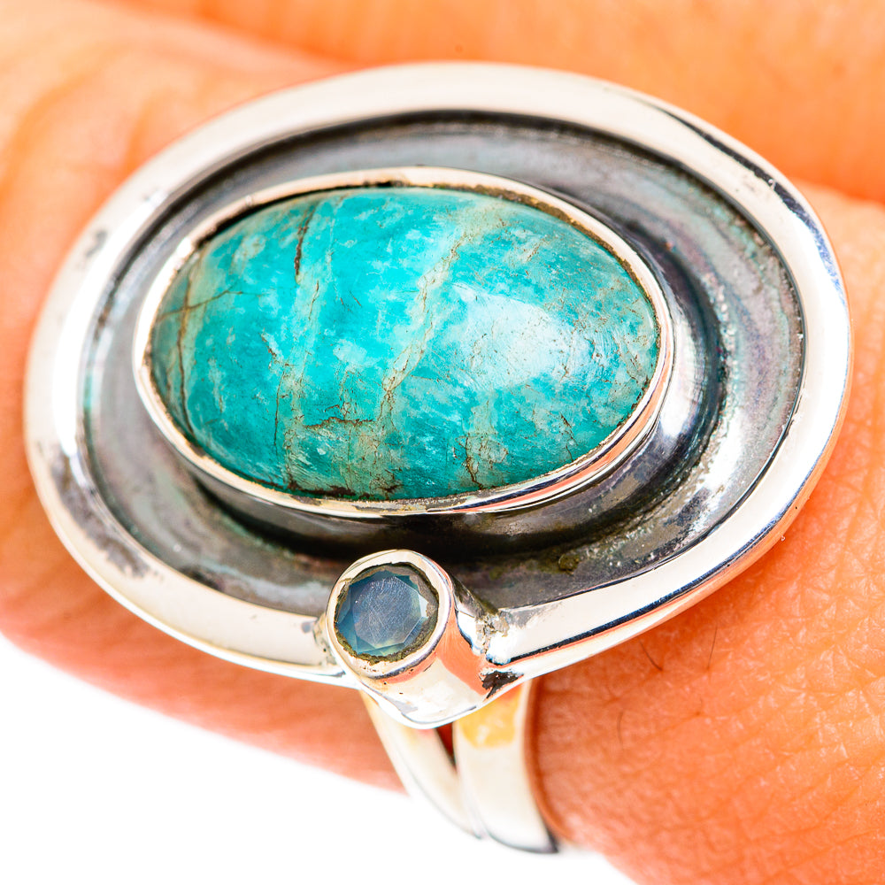 Amazonite Rings handcrafted by Anasilvercos - RING107566