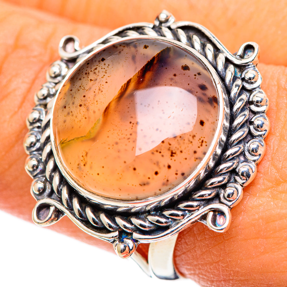 Montana Agate Rings handcrafted by Anasilvercos - RING107571
