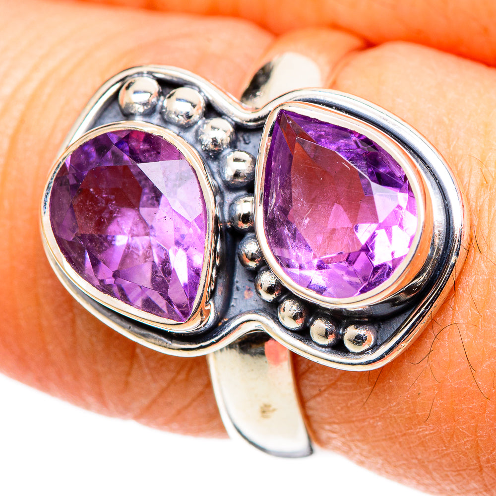 Amethyst Rings handcrafted by Anasilvercos - RING107577