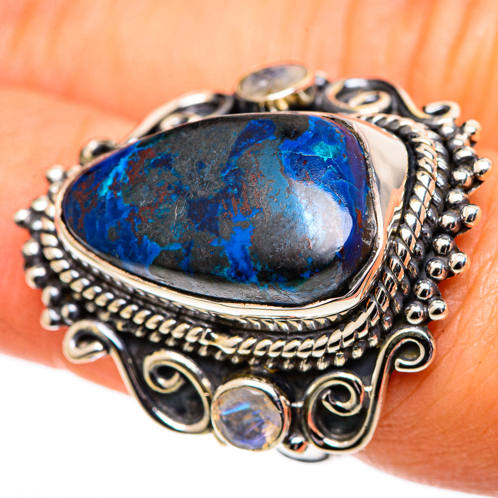 Shattuckite Rings handcrafted by Anasilvercos - RING107639