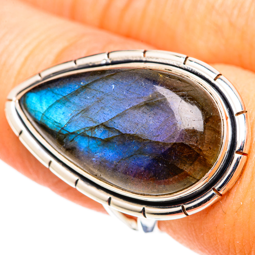 Labradorite Rings handcrafted by Anasilvercos - RING107647
