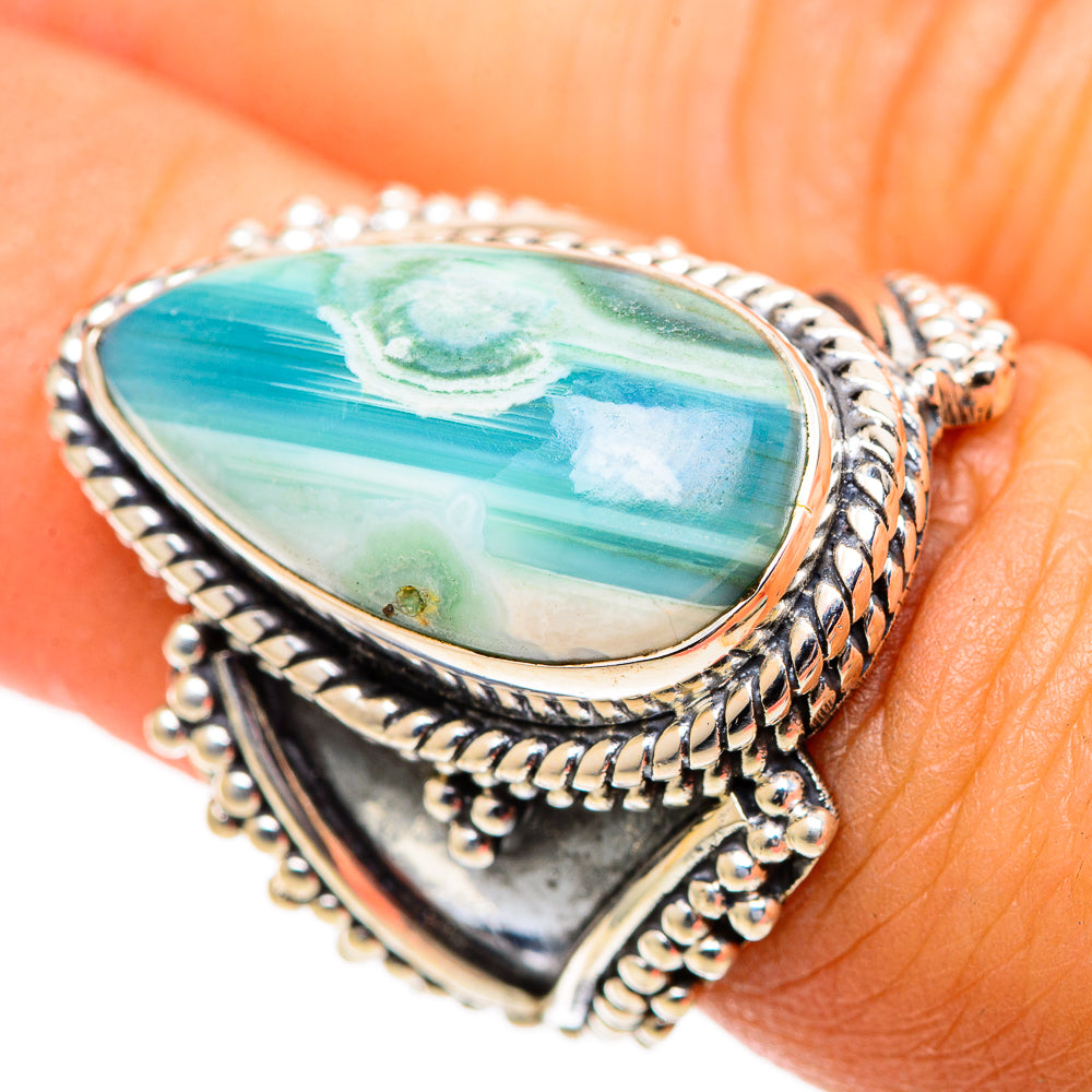 Ocean Jasper Rings handcrafted by Anasilvercos - RING107651