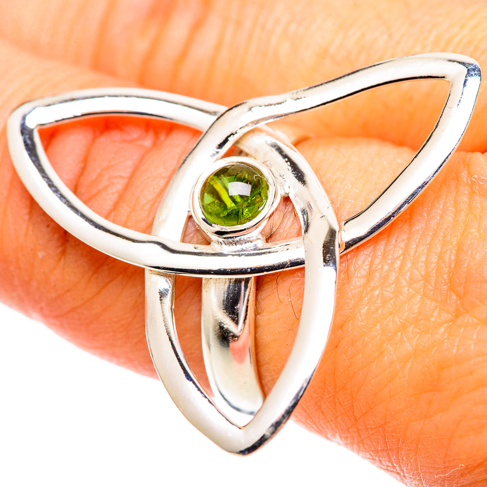 Peridot Rings handcrafted by Anasilvercos - RING107659