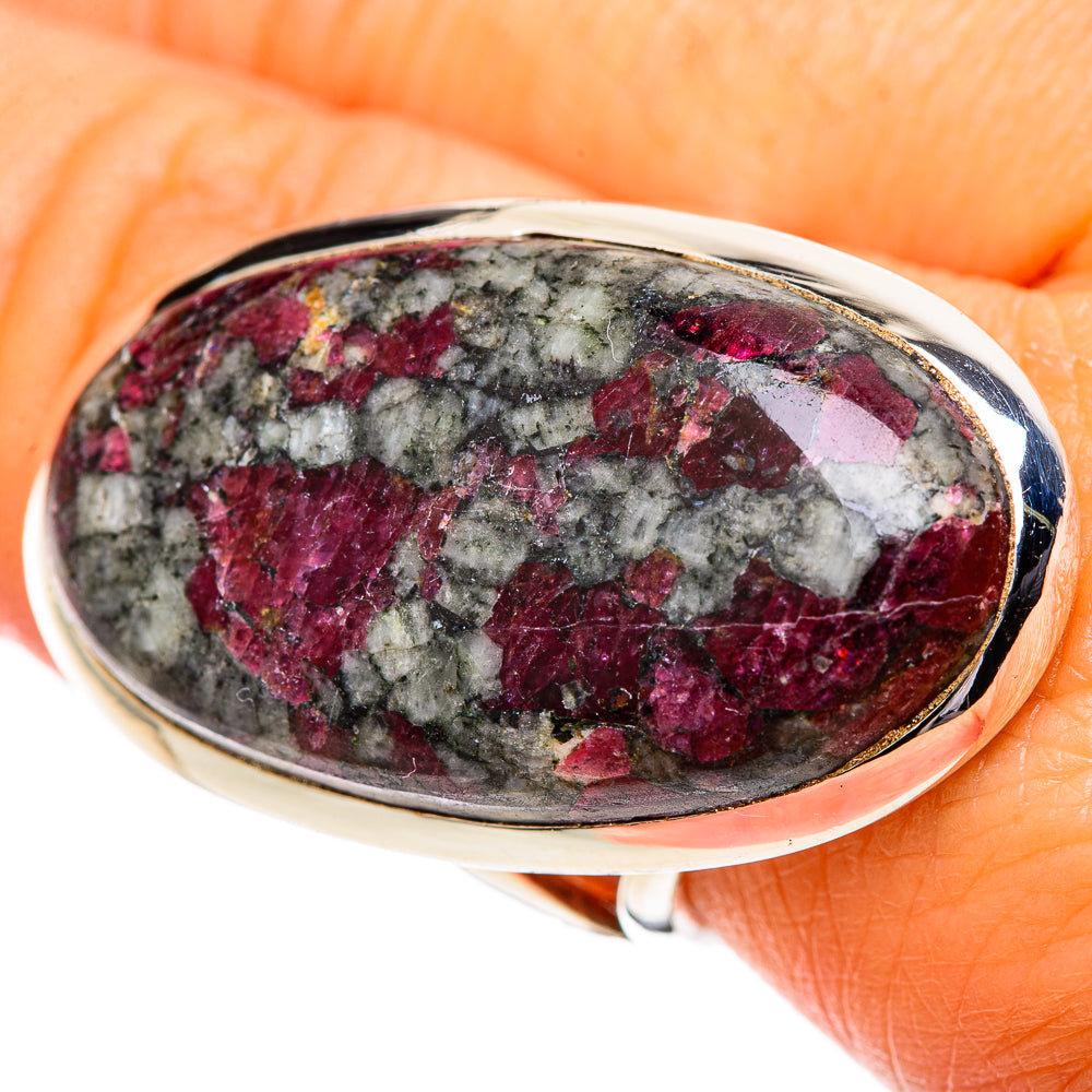 Russian Eudialyte Rings handcrafted by Anasilvercos - RING107669
