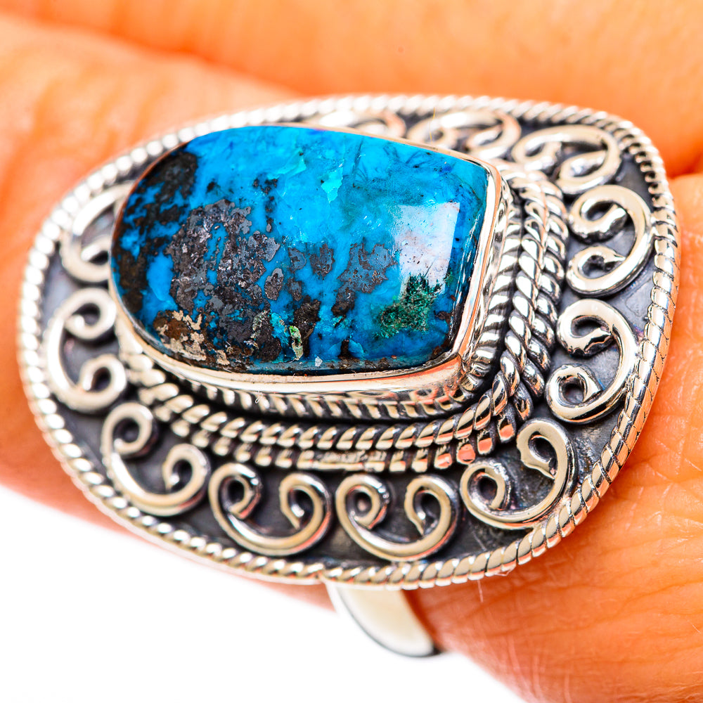Shattuckite Rings handcrafted by Anasilvercos - RING107690