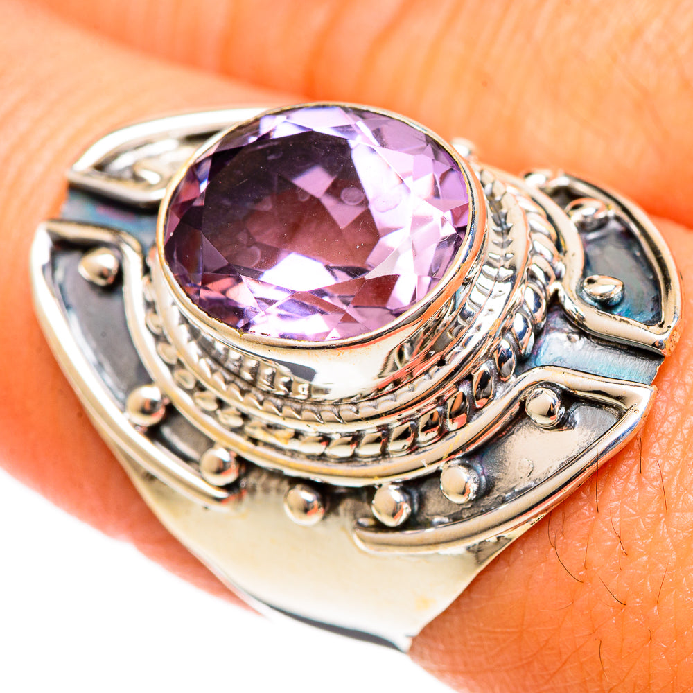 Amethyst Rings handcrafted by Anasilvercos - RING107748