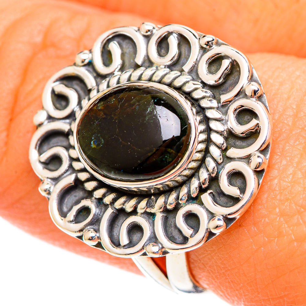 Green Aventurine Rings handcrafted by Anasilvercos - RING107775